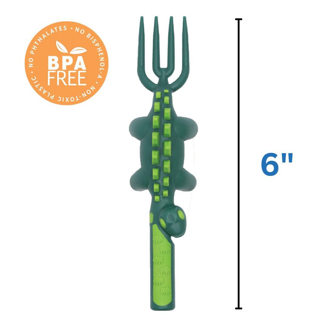 Constructive Eating Plate and Utensils Set