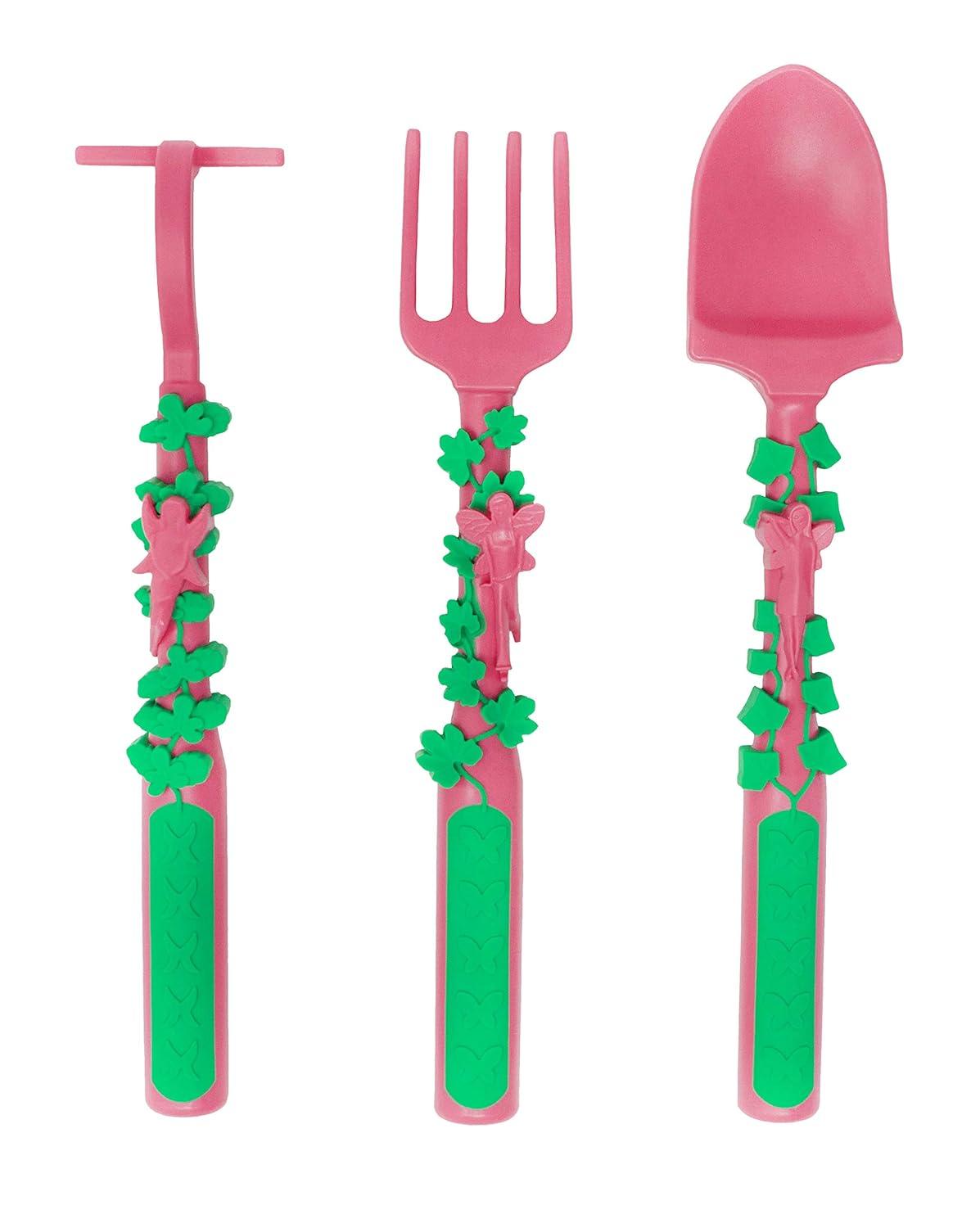 Constructive Eating Plate and Utensils Set