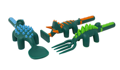 Constructive Eating Plate and Utensils Set